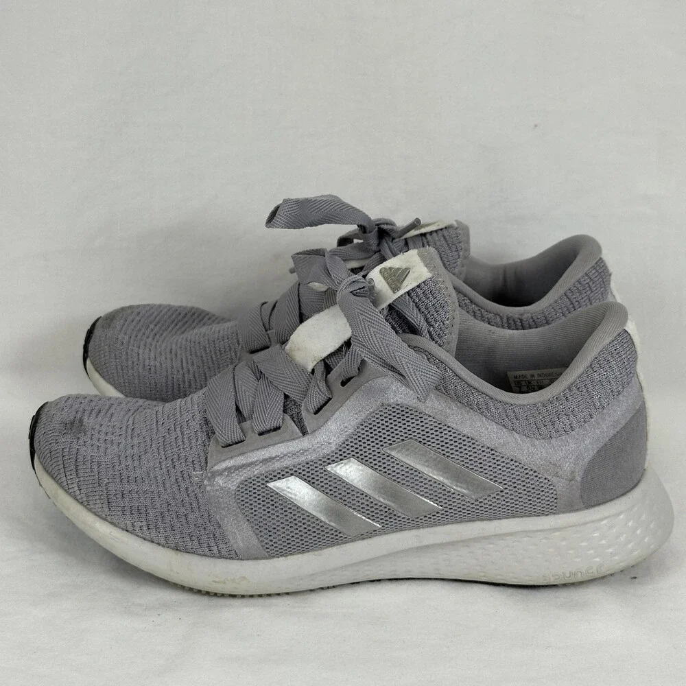 Adidas Edge Lux Shoes Womens Size 7 Gray Silver Running Athletic Sneakers FW9260